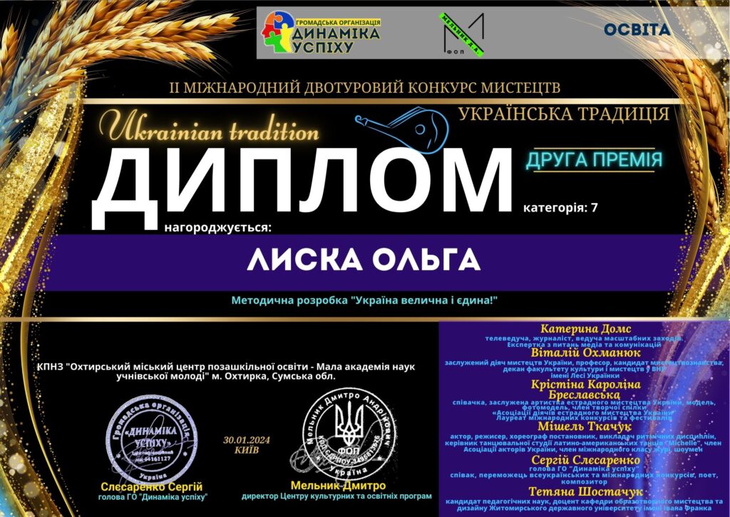 Лиска Ольга Григорівна