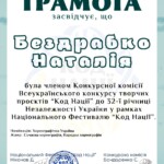 БЕЗДРАБКО НАТАЛІЯ МИКОЛАЇВНА